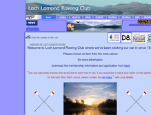 Tablet Screenshot of lochlomondrowingclub.co.uk